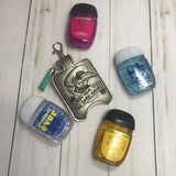 Wash hands Plague AirPod holder/ Small 1 oz Hand sani fob