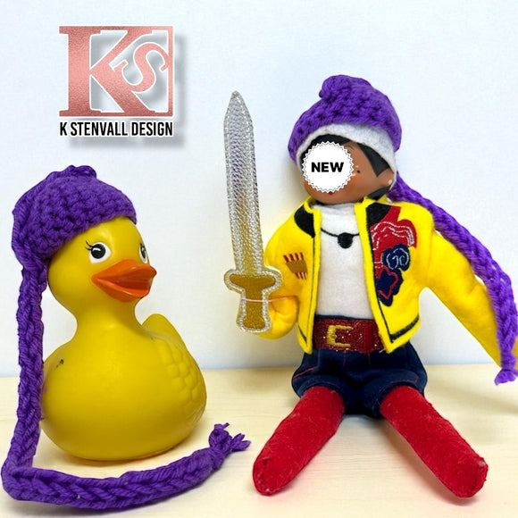 Purple hair Kpop Elf Sweater