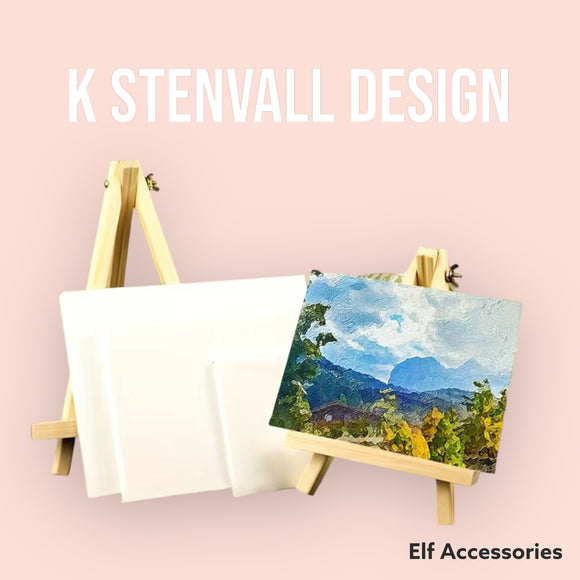 Canvas and easel – K Stenvall Design