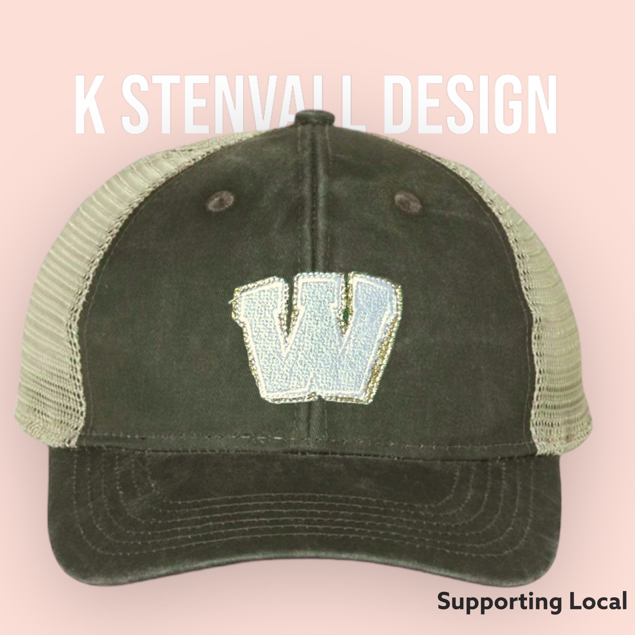 Sparkle Black High Pony LV Hat – Heather Waters Design SHOPPE