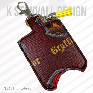 Wizard School Houses AirPod holder/ Small 1 oz Hand sani fob