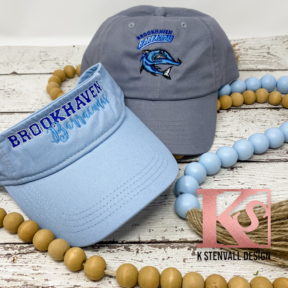 Brookhaven Swim hat/visor