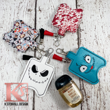 Horror movie AirPod holder/ Small 1 oz Hand sani fob