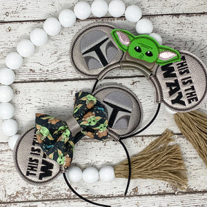 Baby Yuda Mando Mouse ears