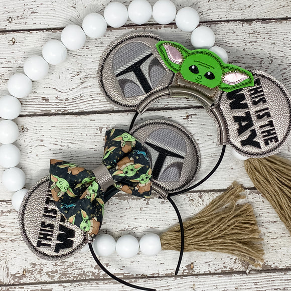 Baby Yuda Mando Mouse ears