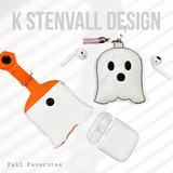 Ghost AirPod holder/ Small 1 oz Hand sani fob