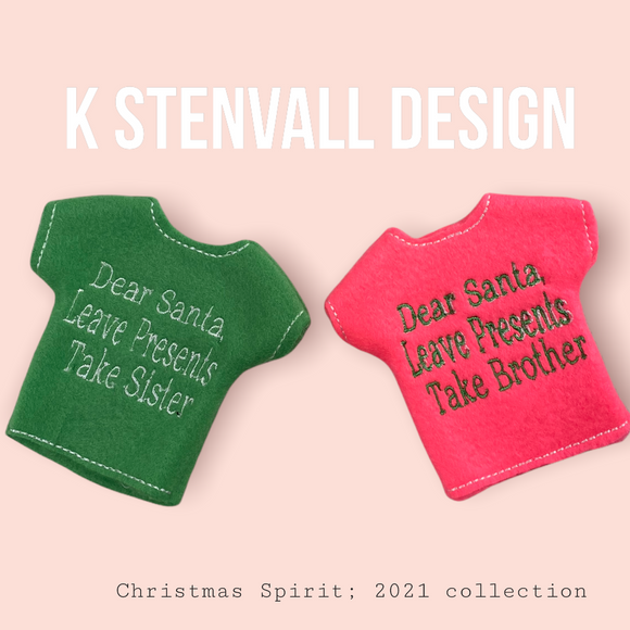 Leave presents elf sweater