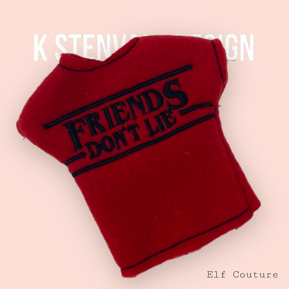 Friends Tell Truth elf sweater