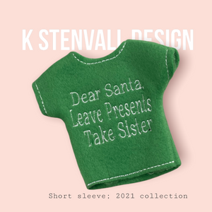 Leave presents elf sweater