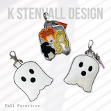 Ghost AirPod holder/ Small 1 oz Hand sani fob
