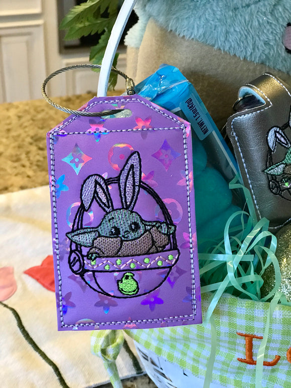 Easter Baby Yuda Luggage Tag