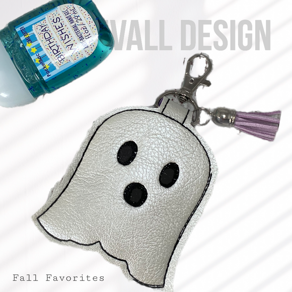 Ghost AirPod holder/ Small 1 oz Hand sani fob