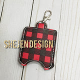 Holiday AirPod holder/ Small 1 oz Hand sani fob