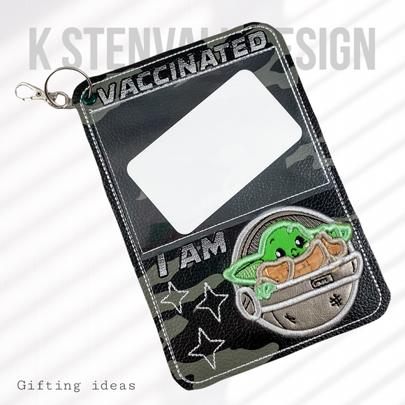 Baby Yuda Covid card holder
