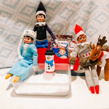 Reindeer ice guy  Elf Shirt set