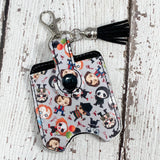 Horror movie AirPod holder/ Small 1 oz Hand sani fob