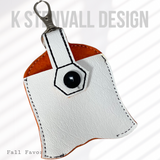 Ghost AirPod holder/ Small 1 oz Hand sani fob