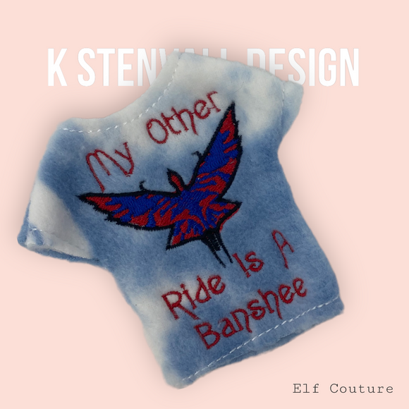 Blue people Banchee elf sweater