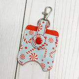 Holiday AirPod holder/ Small 1 oz Hand sani fob