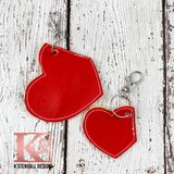 Stuffed Animal Heart Pet Halloween Tag
