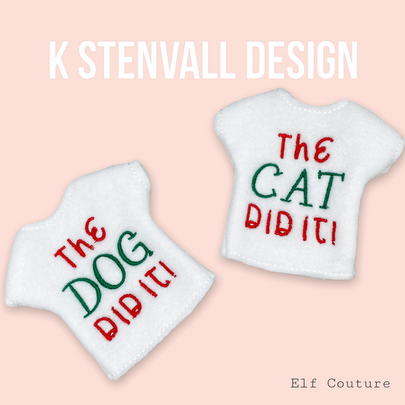Pet did it elf Shirt