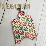 Holiday AirPod holder/ Small 1 oz Hand sani fob